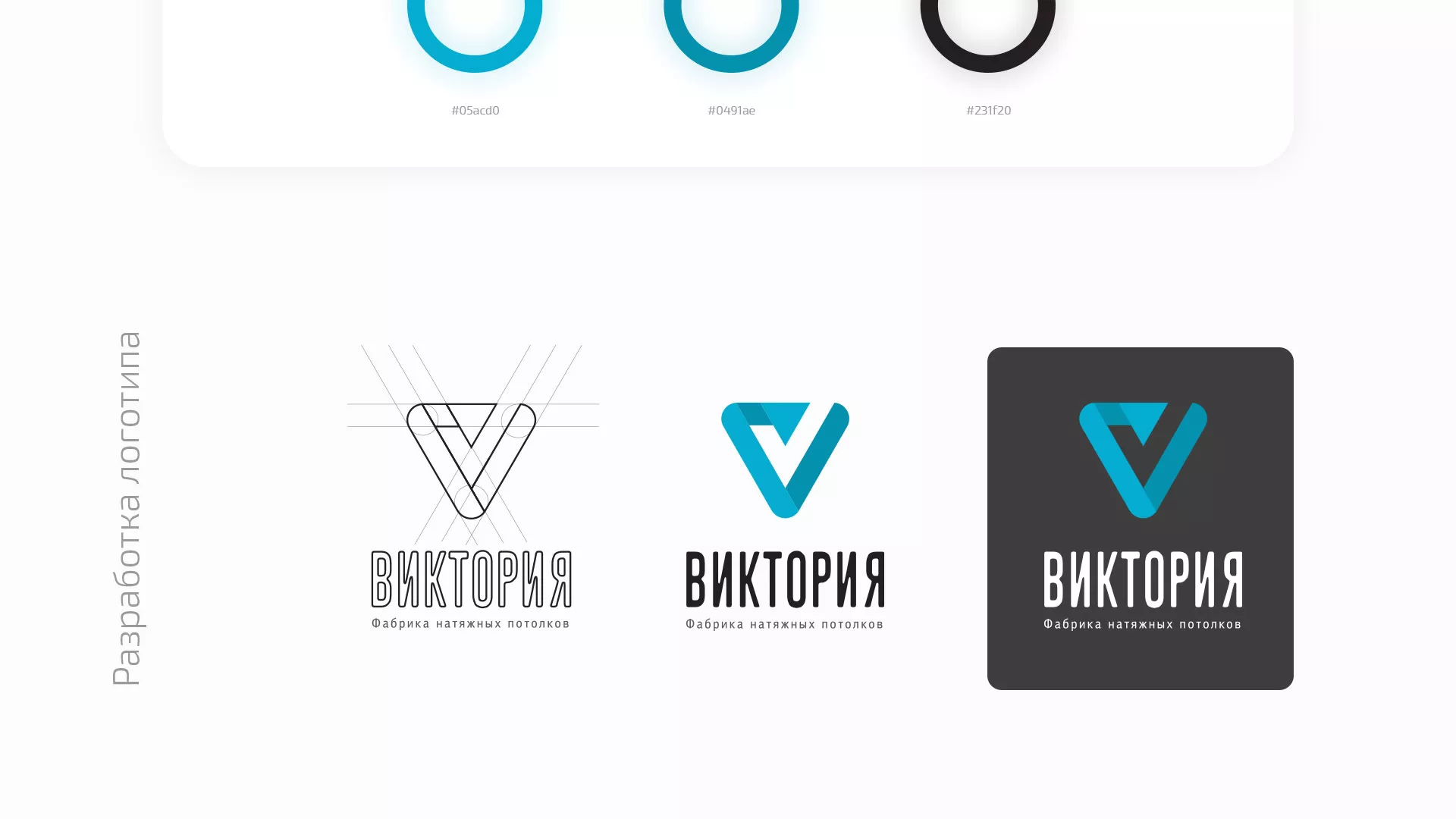 Разработка фирменного стиля компании по продаже и установке натяжных потолков в Краснотурьинске
